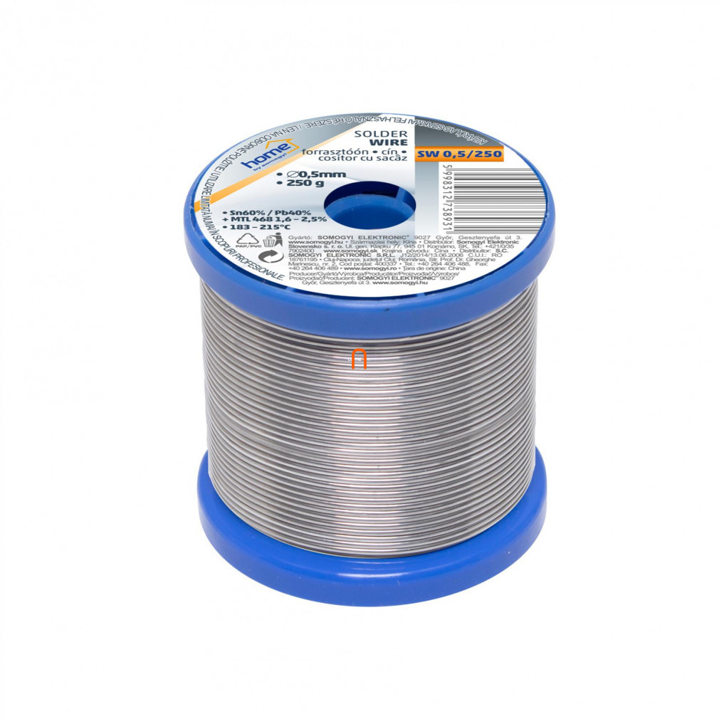 Solder tin, 0,5 mm, 250 g