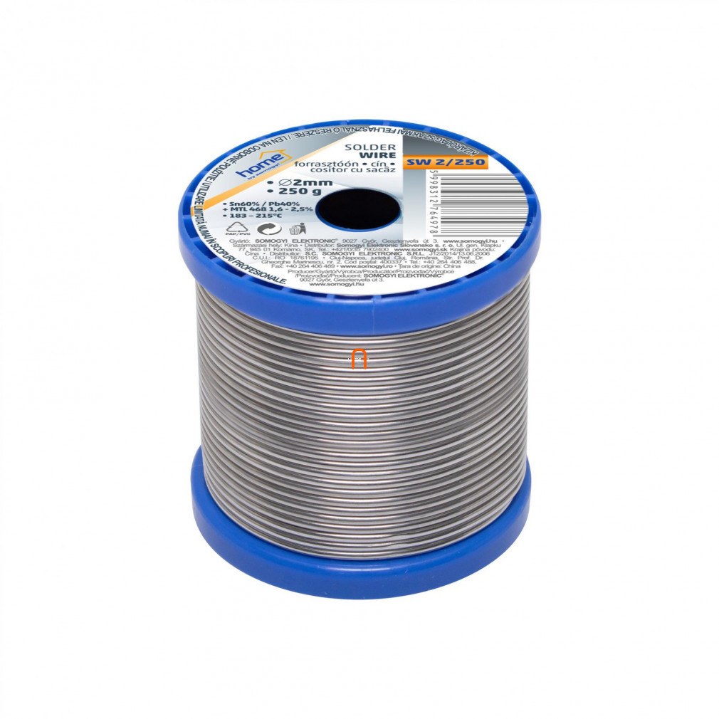 Soldering tin, 2 mm, 250 g