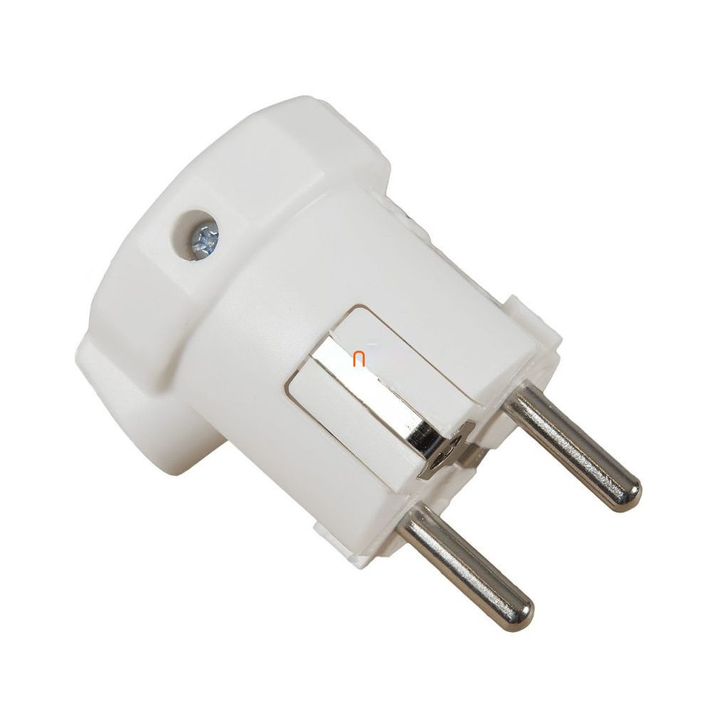 Conector cu protecție la pământ cu introducere laterală, 16 A, 250 V, alb 321182