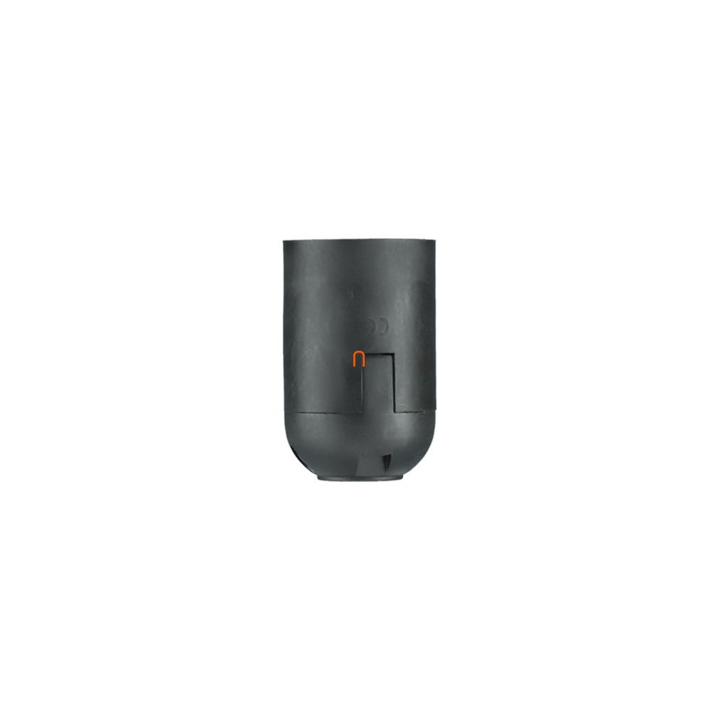 Soclu E27 60W negru cu fixare prin clip 321215