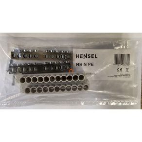   Șină neutră la pământ Hensel HBNPE pentru dulapuri Basic (1 pereche)