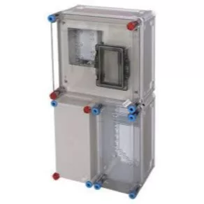   Dulap pentru contoare Hensel BASIC HB1000FFD, pentru contoare monofazate, cu conexiune la cablu de împământare, 300x600x185mm