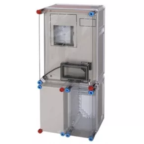   Dulap pentru contoare Hensel Basic HB3000FFD, pentru contoare monofazate sau trifazate, cu racord prin cablu subteran, 300x750x185 mm