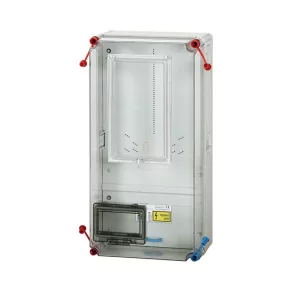   Dulap pentru contoare Hensel HB3000-U, pentru contoare monofazate sau trifazate, cu cabluri libere, 63 A, uz zilnic