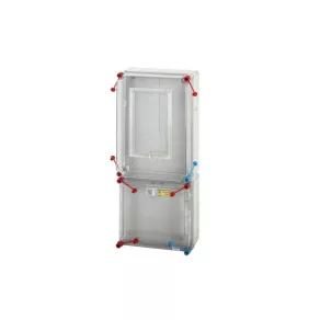   Dulap pentru contoare Hensel HB3008-U, pentru contoare de 80 A monofazate sau trifazate, cu cabluri libere, 80 A curent nominal