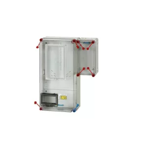   Dulap pentru contoare Hensel HB30V0-U, pentru contoare controlate monofazate sau trifazate, cu cabluri libere, 32 A controlat / 63 A tarif H