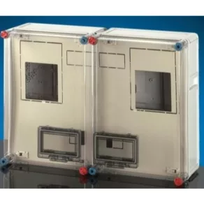   Dulap pentru contoare Hensel Basic HB33K0, pentru contoare generale și de control monofazate sau trifazate, 600x450x185 mm