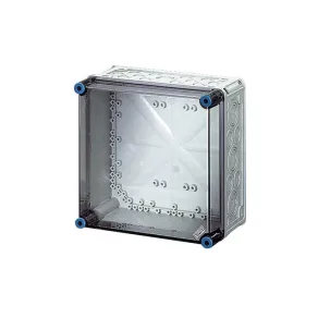   Distribuitor Hensel Mi-0200 S gol, cu capac transparent, pereți netezi, IP65, 300x300x170 mm