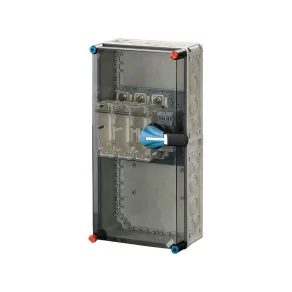   Hensel Mi-7429 NH – Dulap de siguranțe secționabil cu cuțit, cu întrerupător de sarcină NH 1 de 250 A, tripolar +PE+N, M10 sau MiVS250+VA400, 300x600x220 mm