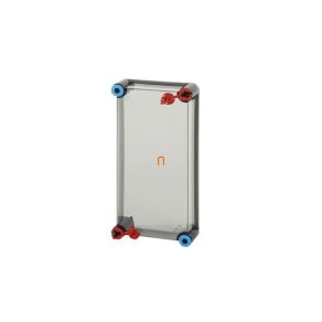   Capac Hensel Mi-0100 FED, transparent, pentru dulapuri de 300x150mm