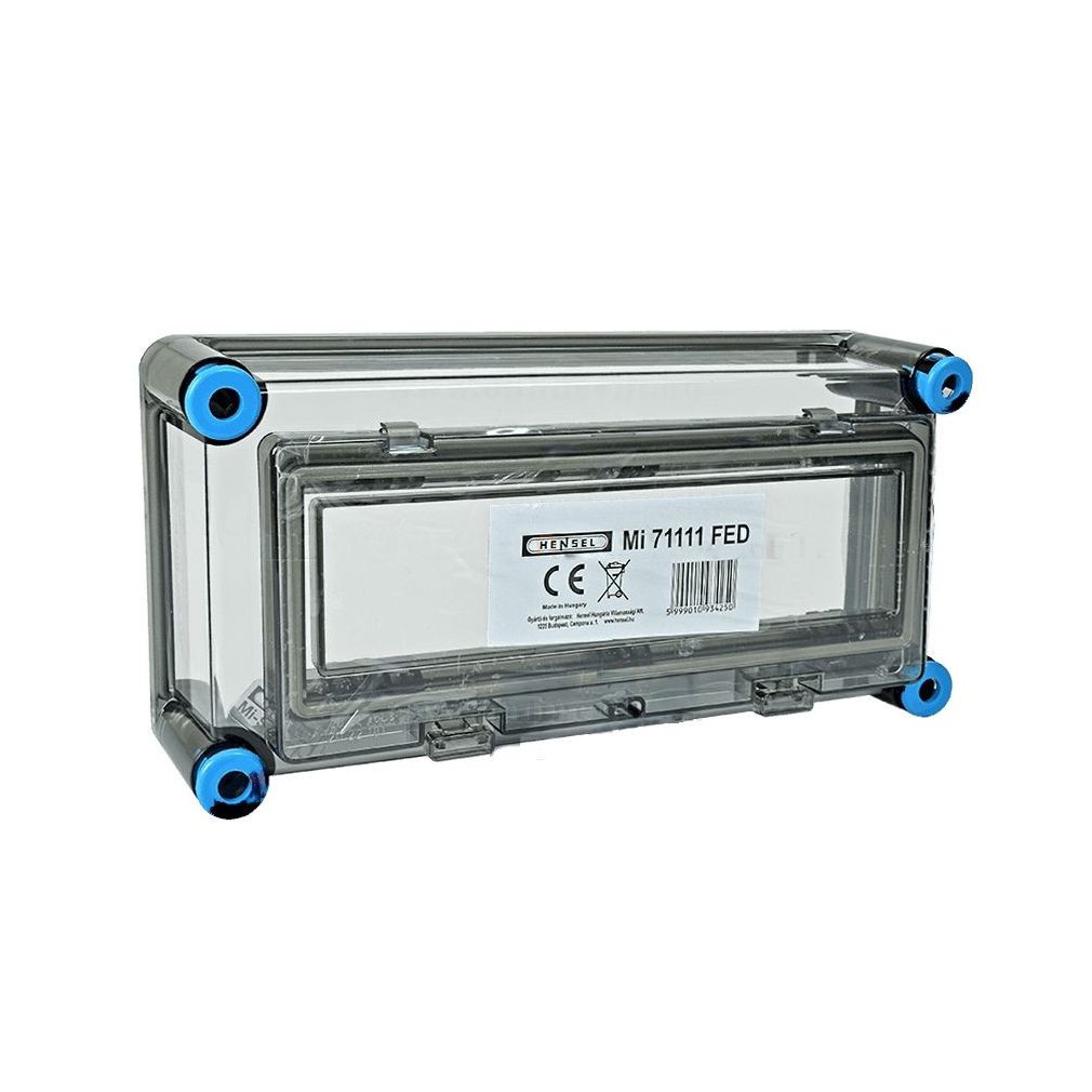 Hensel Mi-1111 FED capac transparent, cu 1 capac MiKL12, pentru dulapuri de 150x300mm