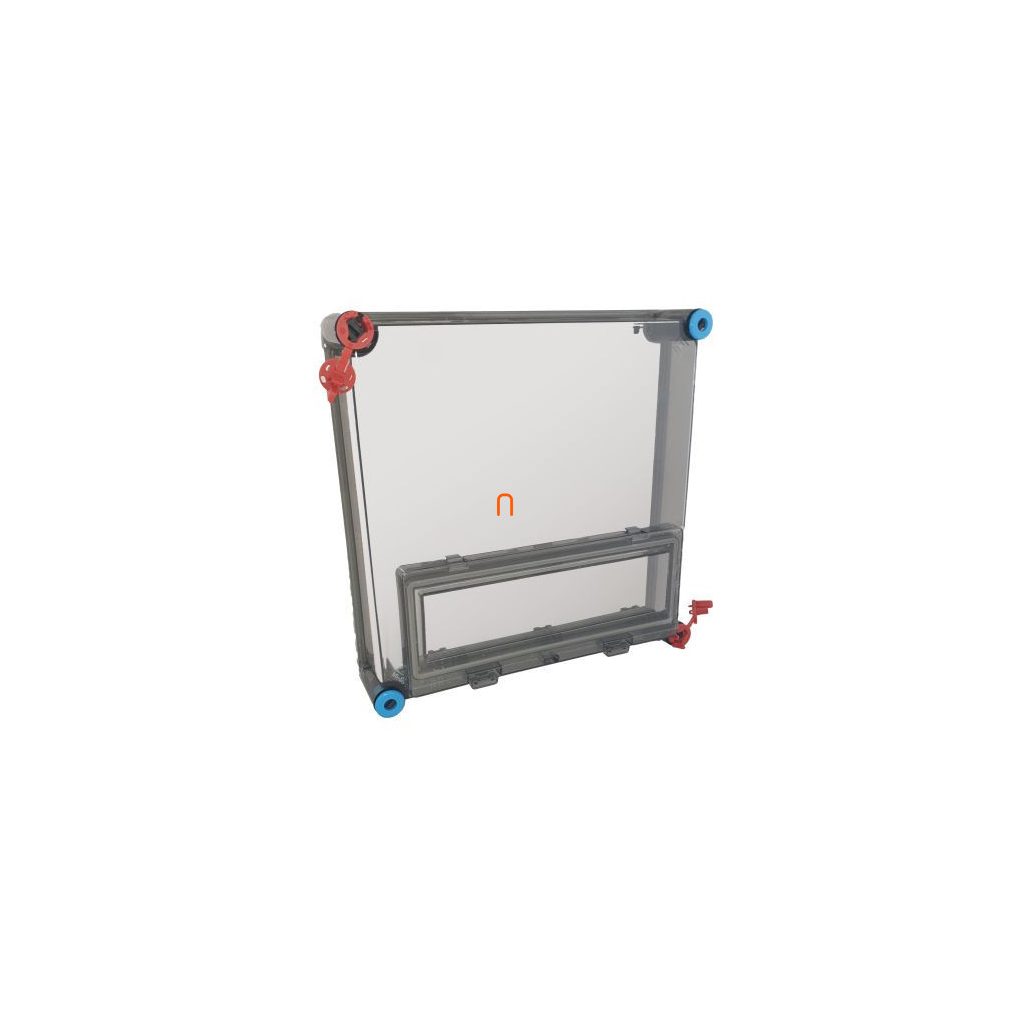 Hensel Mi-2203 FED capac transparent, 1 bucată cu capac MiKL12, pentru dulapuri de 300x300 mm