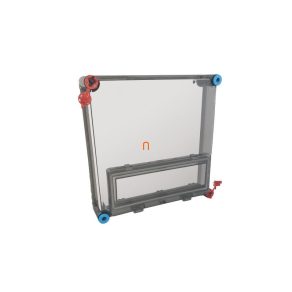   Capac Hensel Mi-2203 FED, transparent, 1 buc. cu capac MiKL12 cu fixare prin clips, pentru dulapuri de 300x300mm