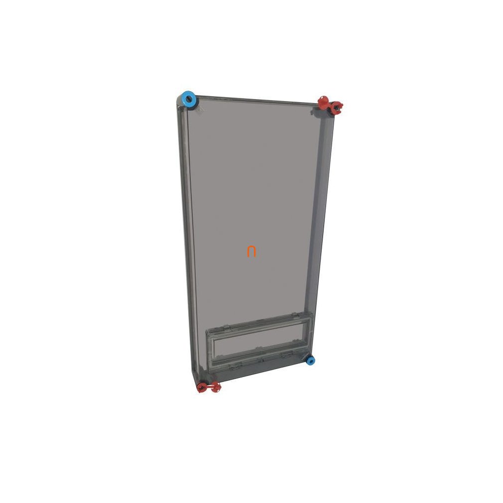 Hensel Mi-2431 FED capac transparent, cu 1 capac MiKL12, pentru dulapuri de 300x600mm