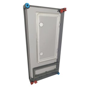   Capac Hensel MI-2433 FED, transparent, cu 1 capac pentru mufă MiKL12 și 1 capac pentru mufă NZKL54, pentru dulapuri de 300 x 600 mm