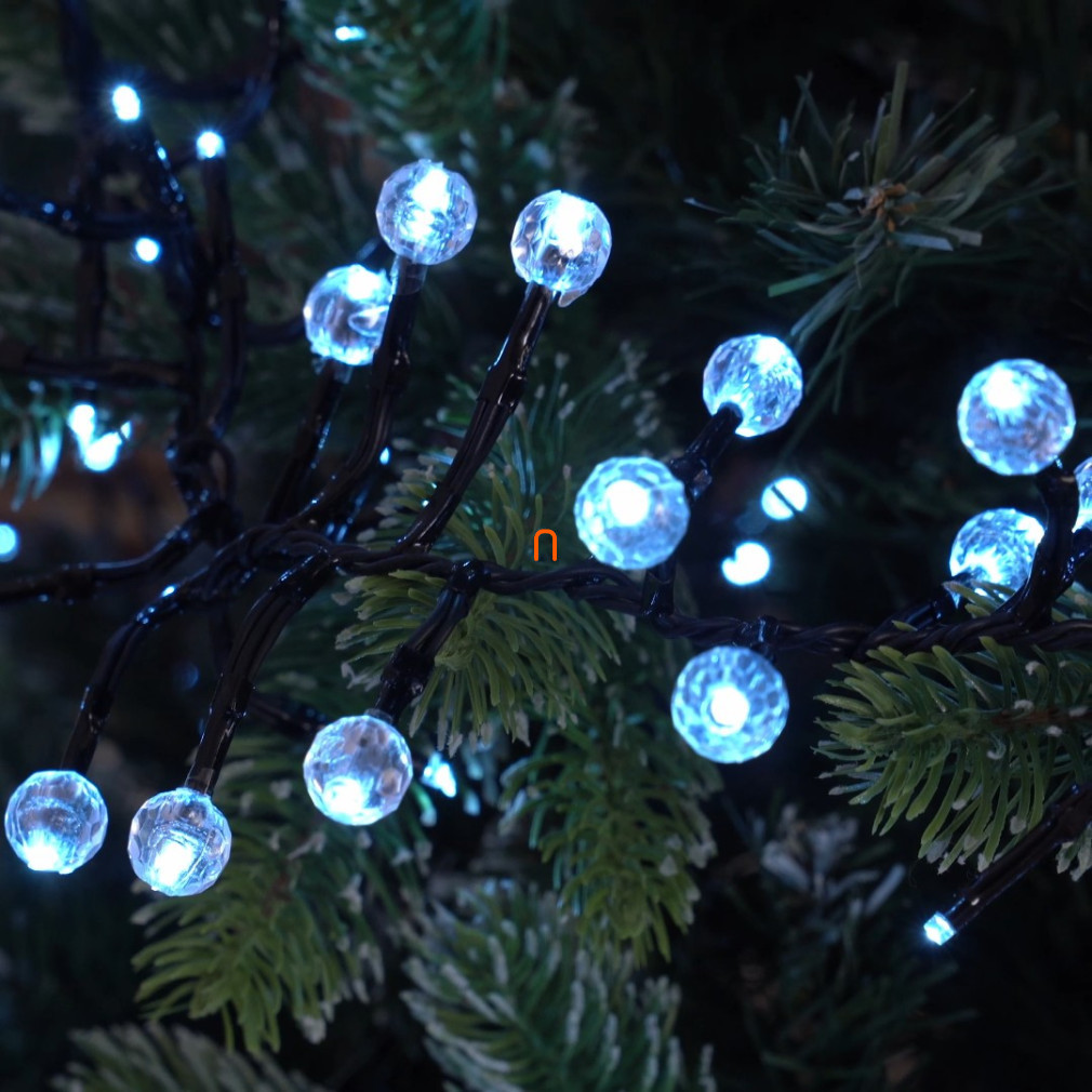 Decorație pentru ghirlandă luminoasă, glob, 50 buc.