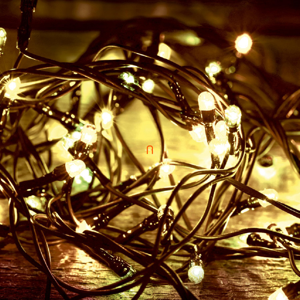 Ghirlanda luminoasă pentru exterior, 8 programe, 200 LED, cu adaptor