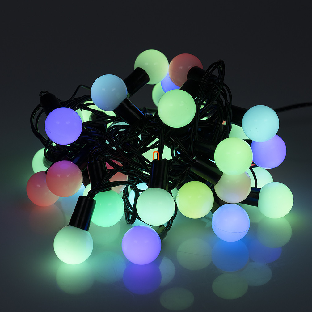 Ghirlanda luminoasă pentru exterior/interior, 50 LED, cu adaptor