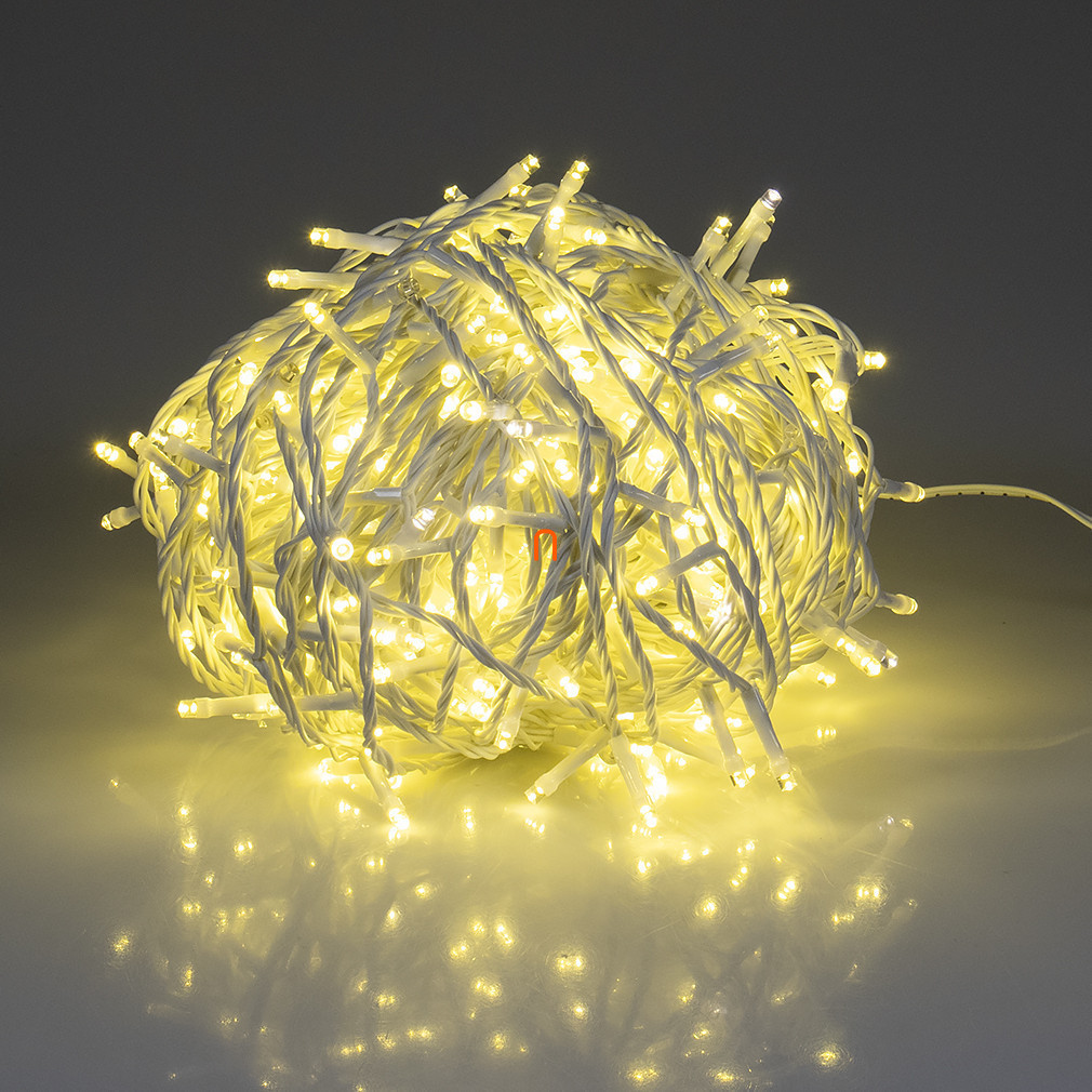 Ghirlanda luminoasă pentru exterior, 500 LED, cu adaptor