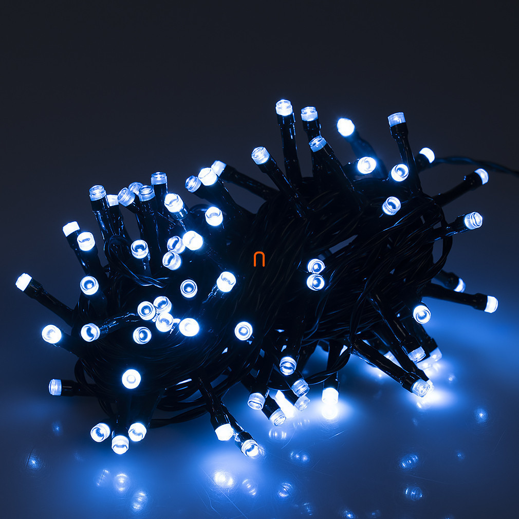 Ghirlanda luminoasă pentru interior, alb rece, 100 LED, cu adaptor