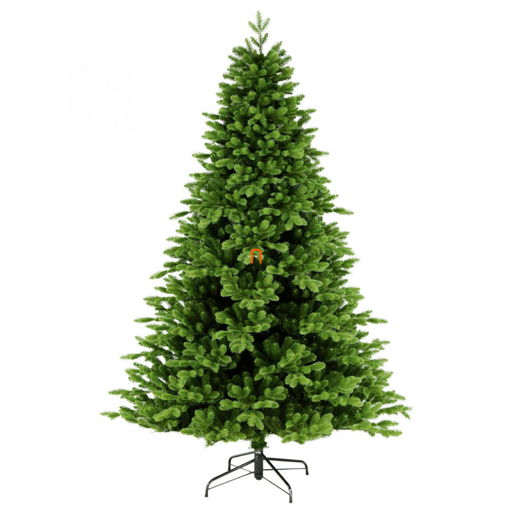 Pin artificial neambalat cu lumini LED albe calde și colorate încorporate, cu adaptor (150 cm, 250 LED)