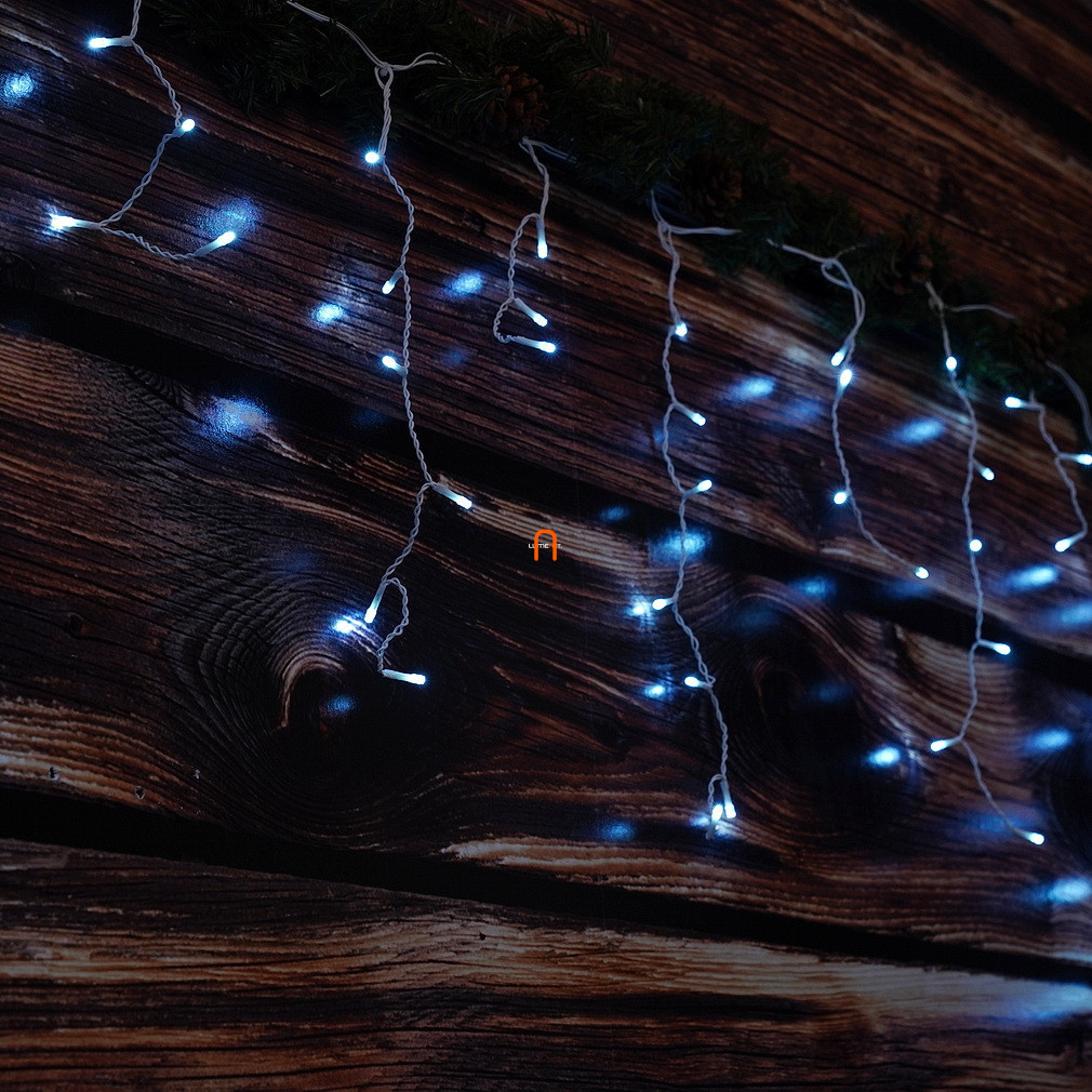Perdea luminoasă pentru exterior/interior, alb rece, 900 LED-uri