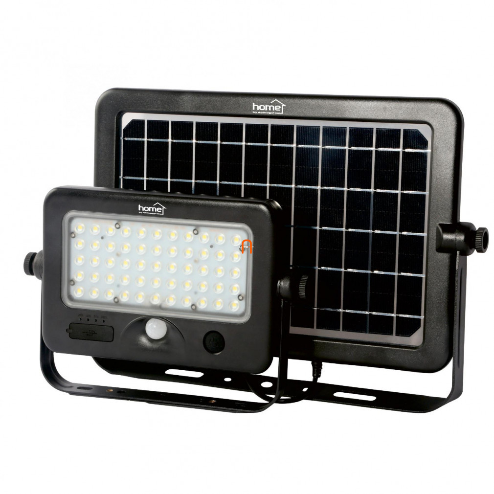 Proiector solar LED cu senzor de mișcare 10 W, 1100 lm