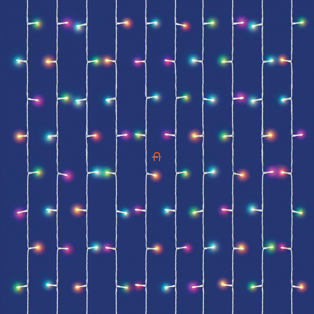 Perdea luminoasă pentru exterior/interior, 120 LED RGB (iSparkle)