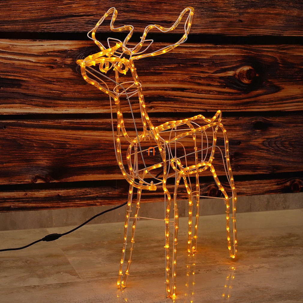 Decorație LED cu coarne de cerb, alb cald, 85x98,5 cm