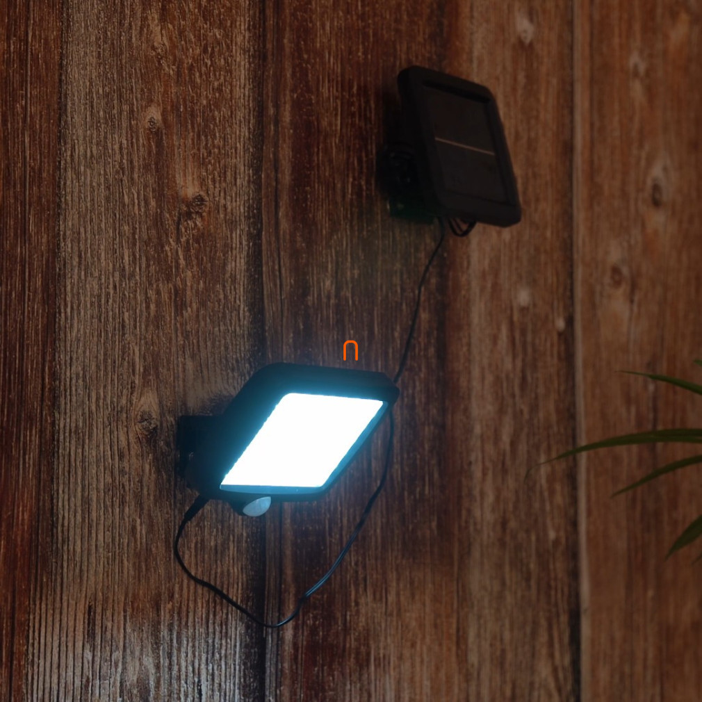 Reflector LED cu senzor de mișcare, 250 lm, 5 m, alb rece - Home FLP250SOLAR