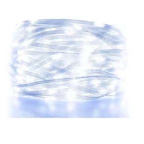   Ghirlandă luminoasă LED DOT pentru exterior, alb rece, 8+4 programe