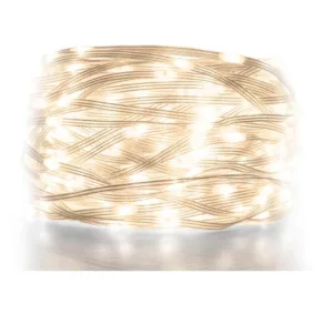   Ghirlandă luminoasă LED DOT pentru exterior, alb cald, 8+12 programe