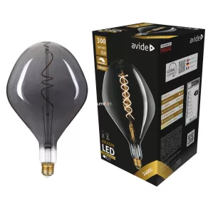   Avide Jumbo E27 LED cu filament oval, 8 W, 2400 K, 300 lm, cu intensitate reglabilă
