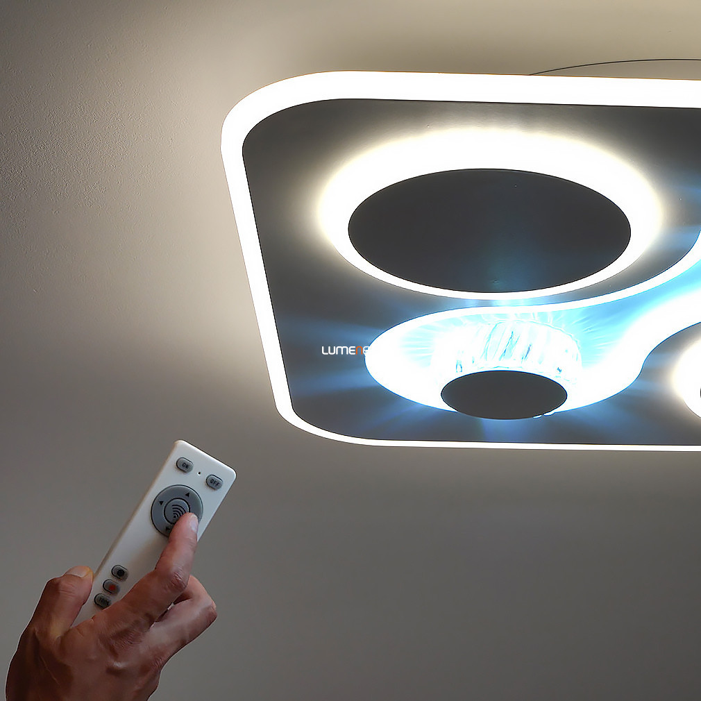 Lampa LED de tavan cu telecomandă, alb rece/alb cald, efect 3D - Philip Design Avide ADO3S-95W-PHI-2.4G