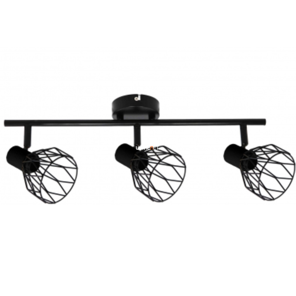 Spotlight cu grilaj pentru tavan, negru, cu 3 socluri - Ivy Avide ABCL-IV3B