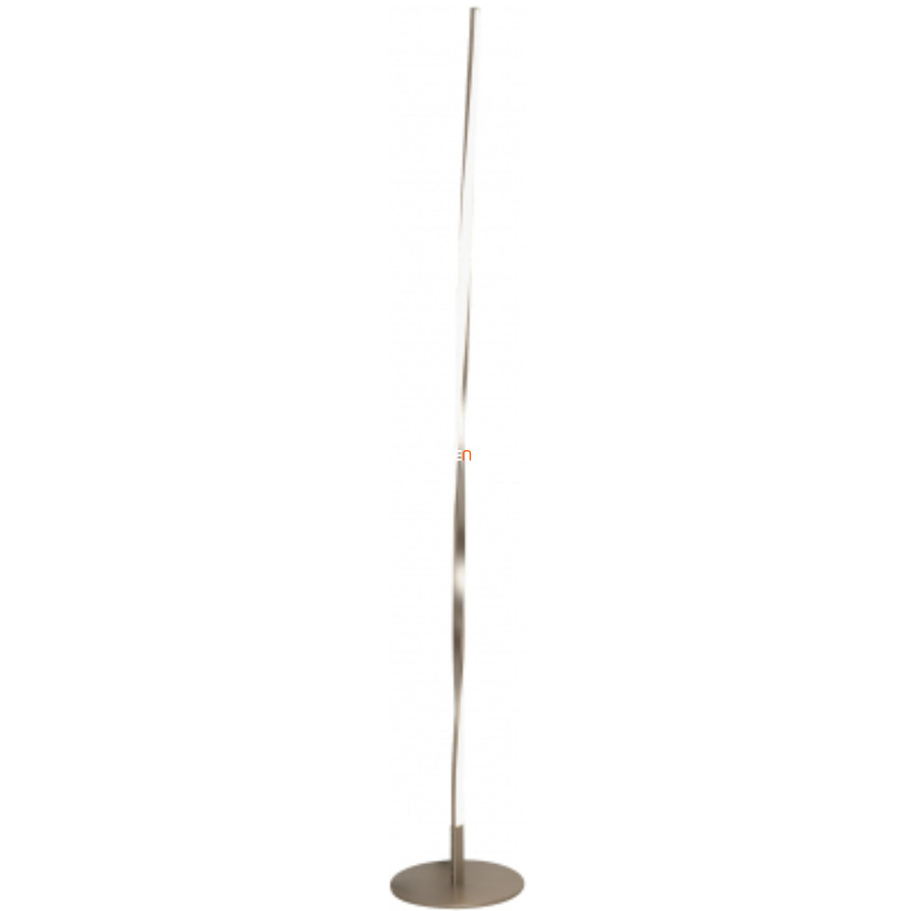 Lampă de podea Twist LED în culoarea aluminiului, 134 cm, alb cald