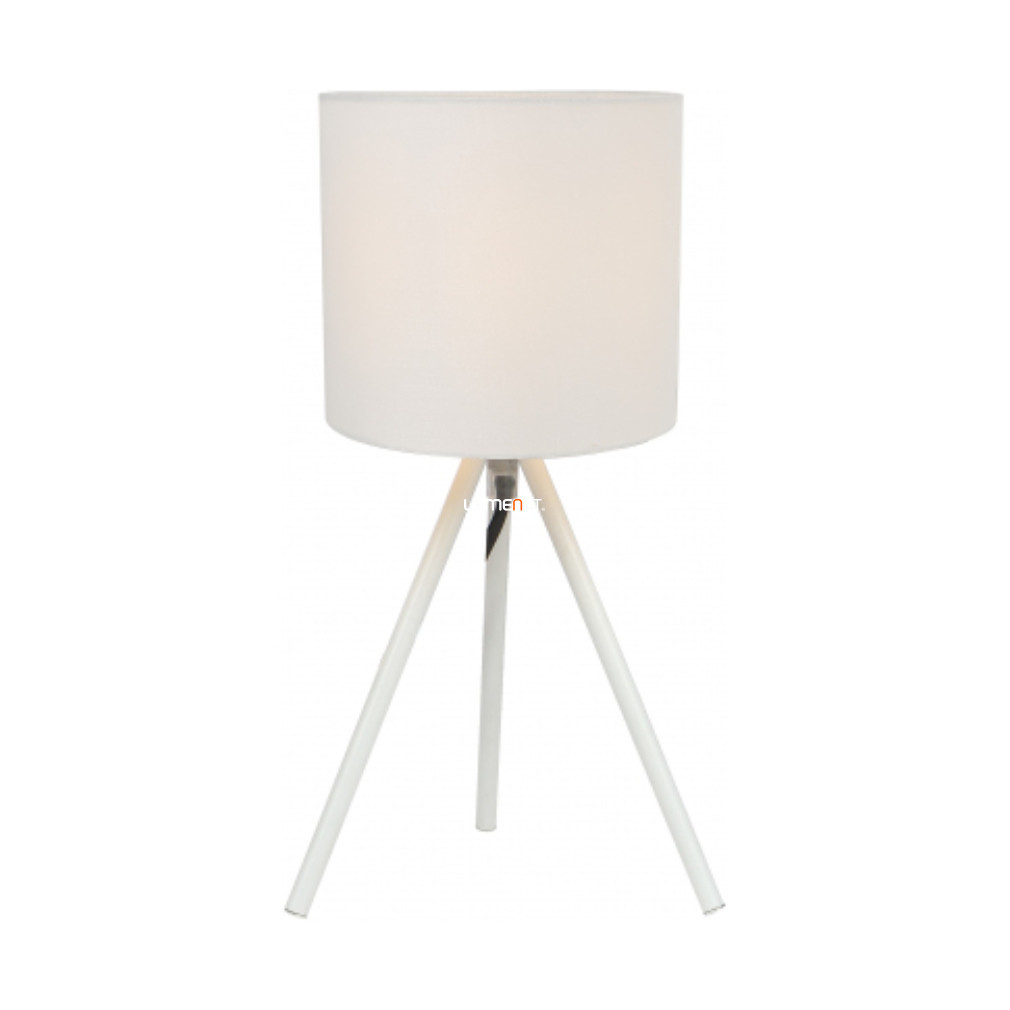 Lampa de masă cu trei picioare, culoare albă, 35 cm - Quinn Avide ABLFL-1XE14-QUI-WH, textil, 1xE14 cu soclu