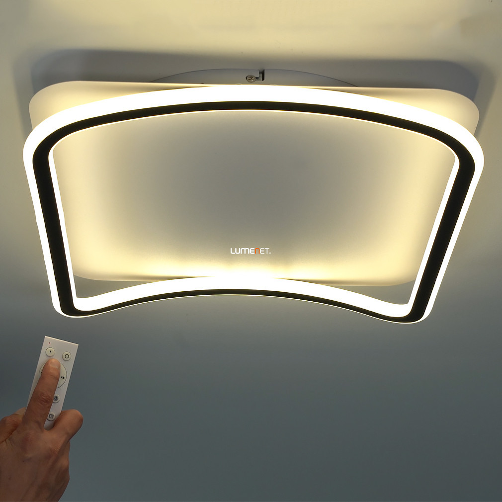 Lampa LED de tavan cu telecomanda, cu ramă înclinată în jos - Cole Design Avide ADO3S-COL-2.4G