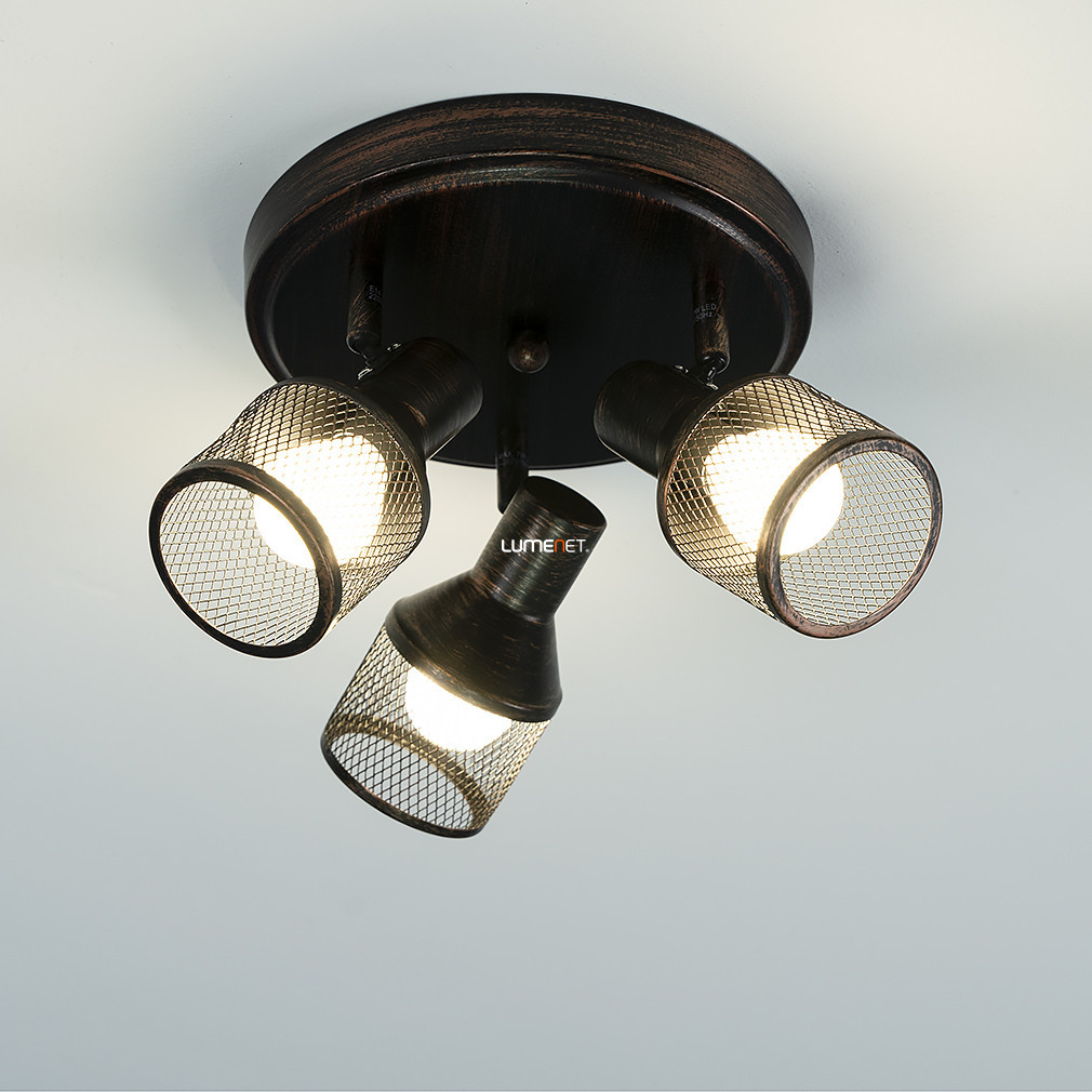 Lampa de tavan cu plasă metalică cu 3 becuri - Camilla Avide ABCL-3XE14-CAM