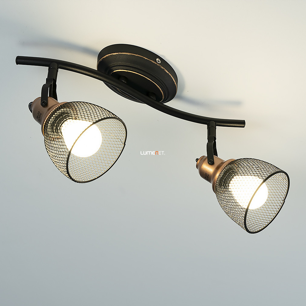 Lampa de tavan cu plasă metalică cu 2 becuri - Isla Avide ABCL-2XE14-ISLA