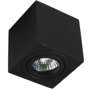   Spot negru cu formă pătrată, înclinabil - Avide ABDLSS-8084-B