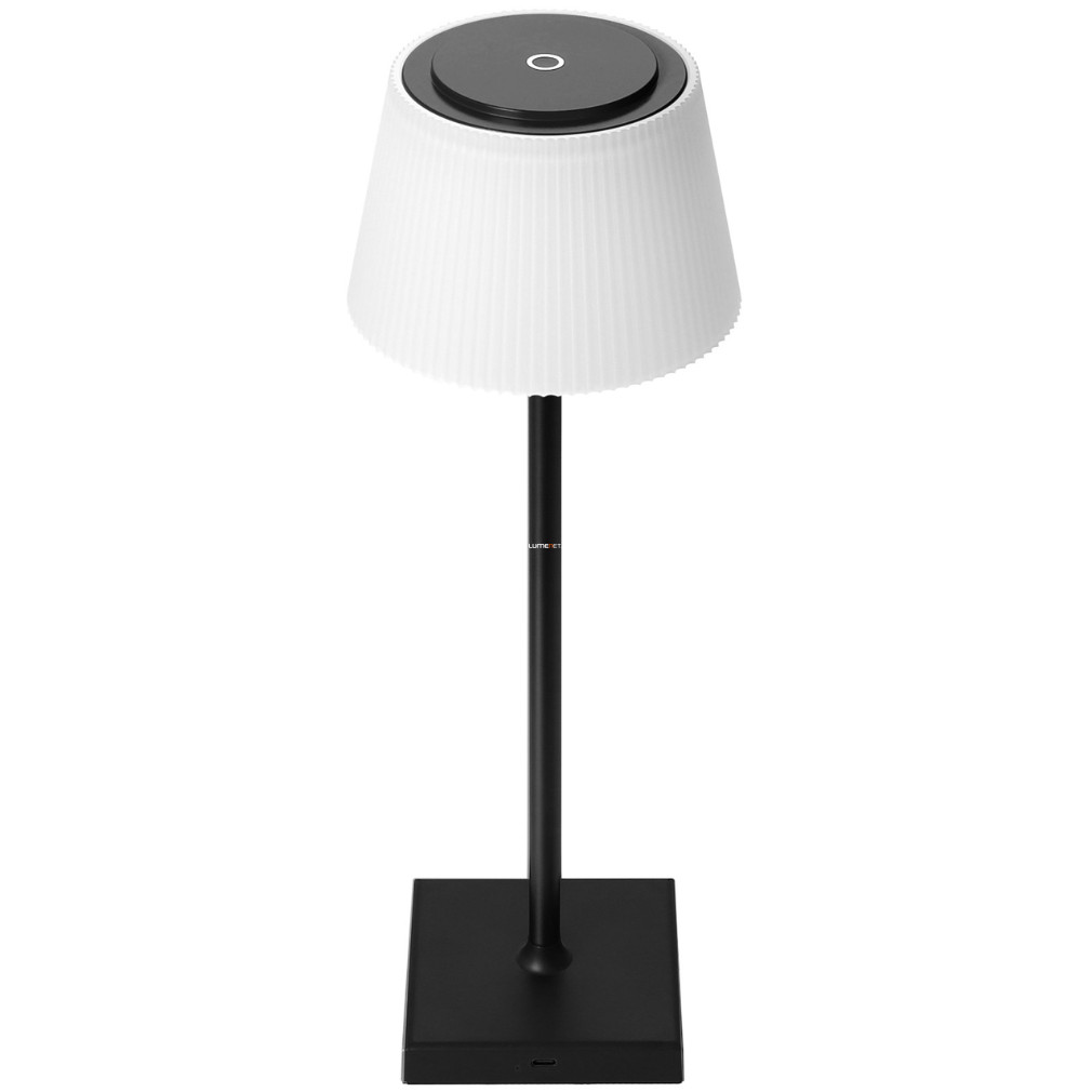 Lampă LED de masă în negru, 38 cm