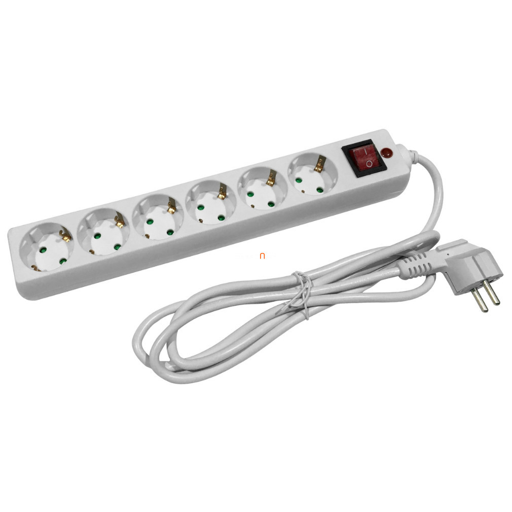 Cu comutator distribuitor cu 6 poli, 3 m, cu protecție la supratensiune