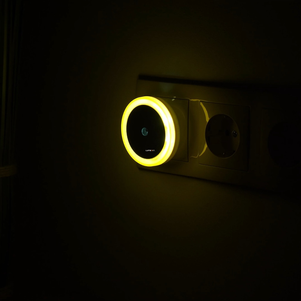 LED circulară cu lumină de noapte, portocaliu - Entac ENL-CC-0.5W-DSO