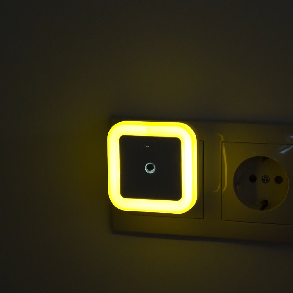 LED nocturnă dreptunghiulară, portocaliu - Entac ENL-CS-0.5W-DSO