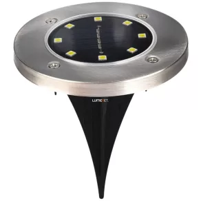   Lampa LED cu panou solar rotund, care poate fi înfipt în pământ, 4 buc./pachet - Entac EGSL-P1LS50-B4