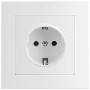 Arnold priză de perete încastrată, albă