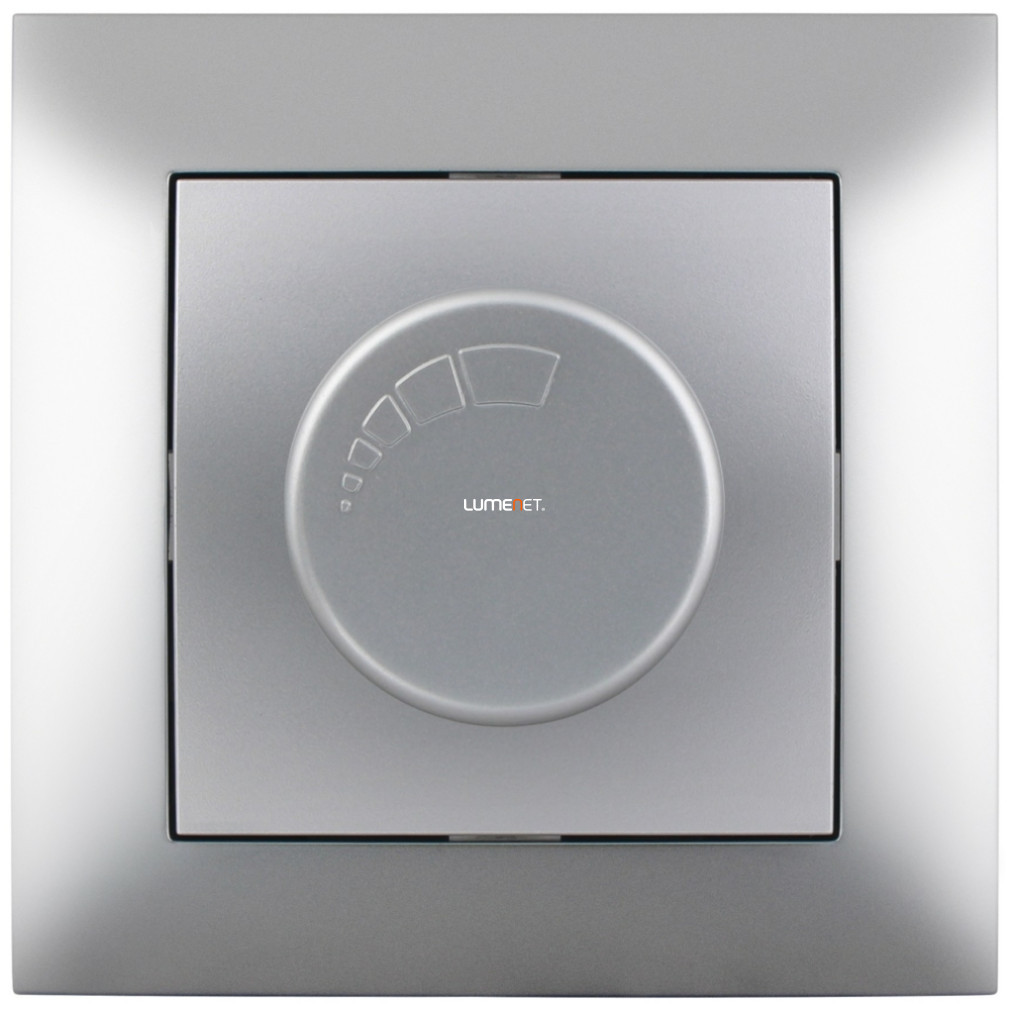 Arnold comutator de reglare a intensității luminoase încastrat, argintiu 0-200W