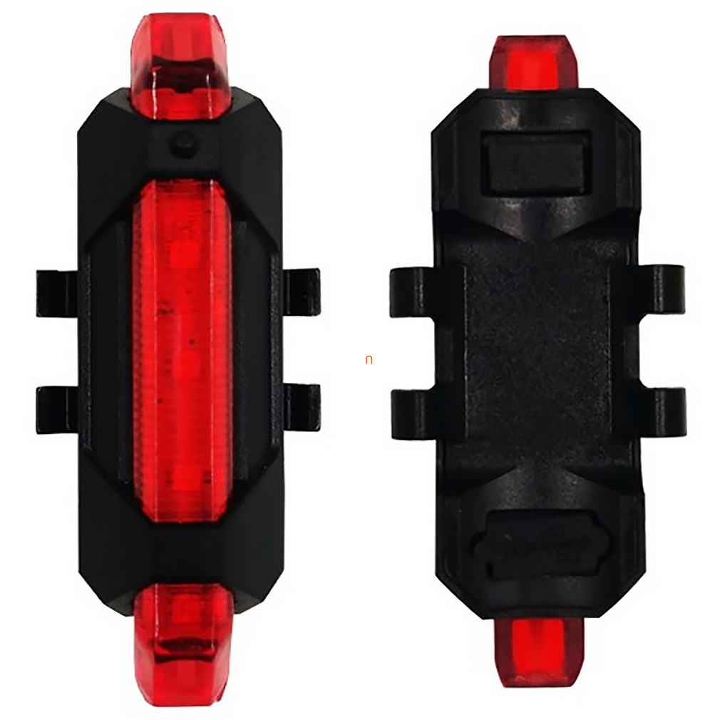 Lampa de bicicletă reîncărcabilă, roșie
