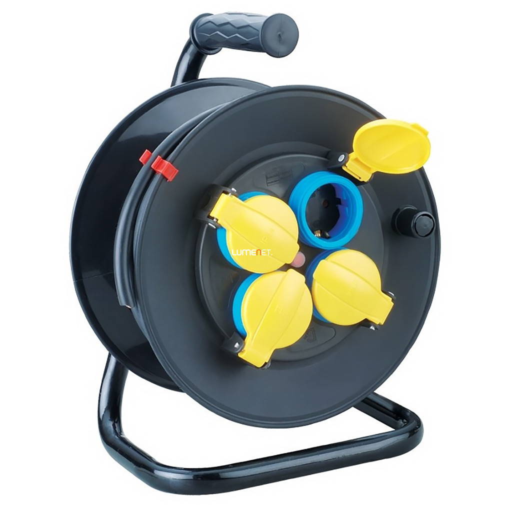 Prelungitor cu 4 prize, 20 m, IP44